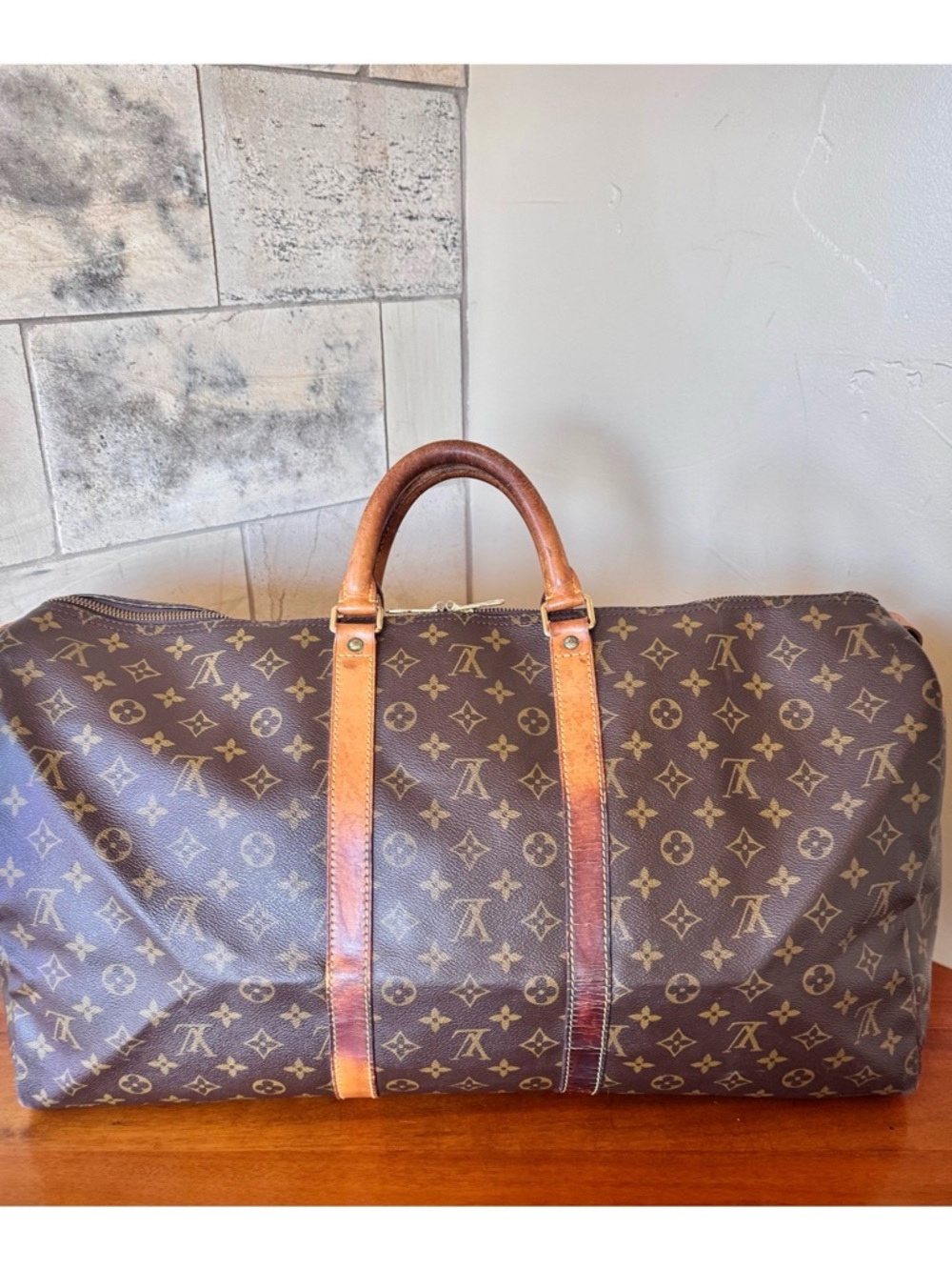 🩷ICONIC🩷LOUIS VUITTON KEEPALL 50 DUFFEL BAG - Picture 2 of 16